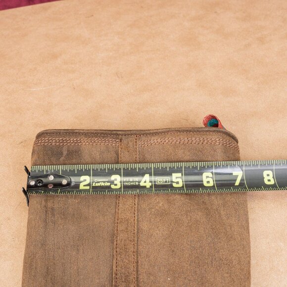 Sofft Woman Blum Brown Suede Comfortable Western Riding Zip Knee Boots 6 - Picture 6 of 10